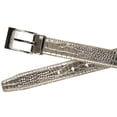 thumbnail image 2 of CTM® Leather Croc Print Belt, 2 of 2