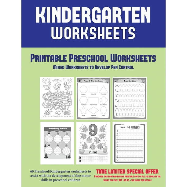 printable preschool worksheets printable preschool worksheets mixed worksheets to develop pen control kindergarten worksheets 60