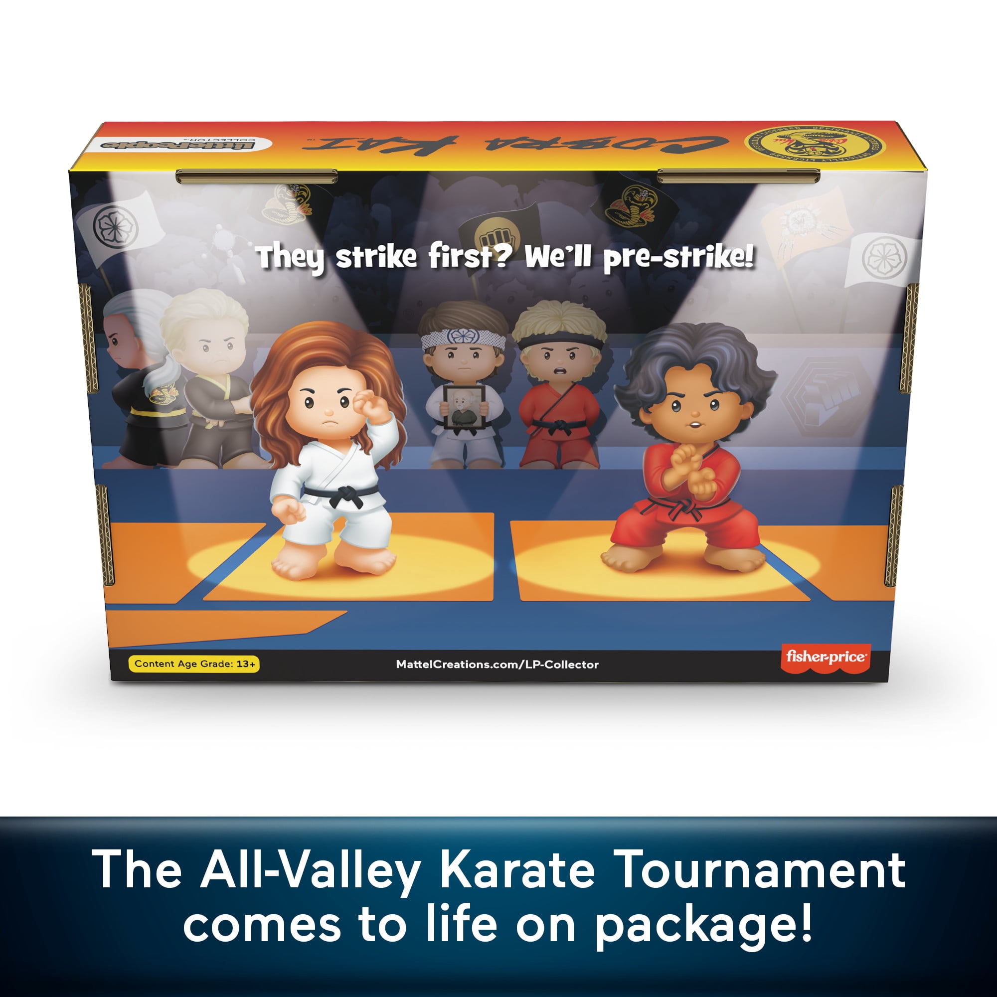 Little People Collector Cobra Kai Special Edition Set for Adults & Fans, 4 Figures