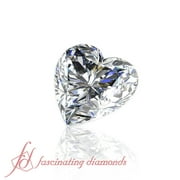 GIA Certified Eye Clean Loose Diamond - 0.40 Ct Heart Shape Real Diamond - SI2
