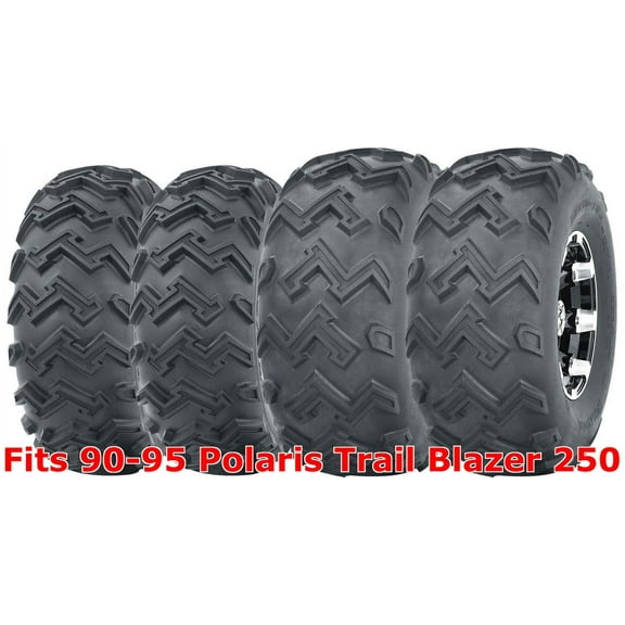 Full Set ATV tires 22x8-10 Front & 22x11-10 Rear 90-95 Polaris Trail Blazer 250