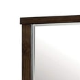 thumbnail image 2 of Benjara BM230646 Rectangular Wooden Frame Mirror with Mounting Hardware, Walnut Brown, 2 of 5