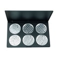 thumbnail image 2 of de maquillaje de aluminio vacía de 6 rejillas soporte de bandeja de ojos DIY Salvador Paleta de sombra de ojos vacía, 2 of 9