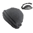 thumbnail image 4 of Men's Satin Silk Lined Turban Wrap Scarf for Dreadlocks Protection, Adjustable and Comfortable Design for Daily Use in Sports and Relaxation, 4 of 8