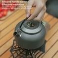 thumbnail image 6 of Easter Decorations Kokovifyves Clearance Sales Outdoor Portable 800ML Lightweight Stainless Steel Camping Kettle and Portable Camp Tea Pot Ideal for Bushcraft and Outdoor Use, 6 of 9