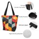 thumbnail image 4 of Balery Geometric Cube Pattern Art Bolsa de Hombro con Diseño, Bolsa Grande y Duradera, Bolsa Versátil para Compras, 4 of 6