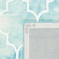 thumbnail image 5 of Safavieh Dip Dye Calanthe Geometric Wool Area Rug, Turquoise/Ivory, 5' x 8', 5 of 9