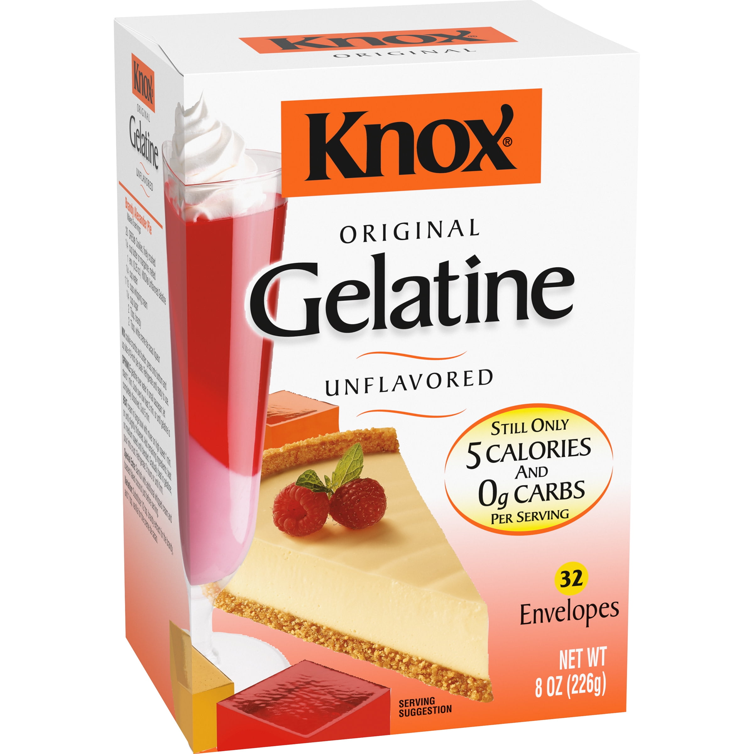 Knox Original Unflavored Gelatin 32 Ct Packets Walmart Com Walmart Com