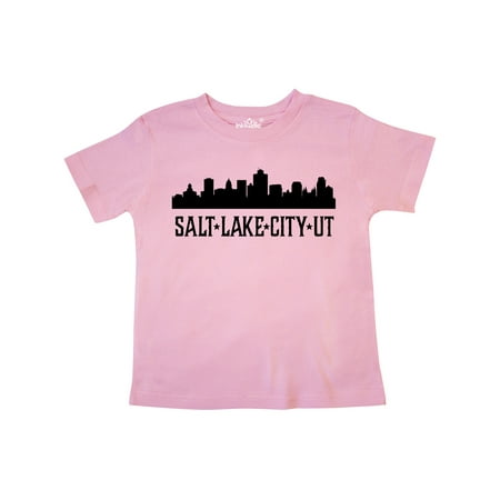 

Inktastic Salt Lake City Utah City Skyline Gift Toddler Boy or Toddler Girl T-Shirt