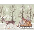 thumbnail image 2 of Wang, Melissa 14x12 White Modern Wood Framed Museum Art Print Titled - Christmas Time II, 2 of 4