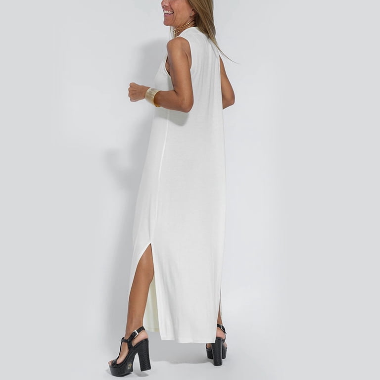 low cut midi dress with sleeves Adrianna Papell Women's Tie Mikado V-Neck Midi Dress - Clear Sky