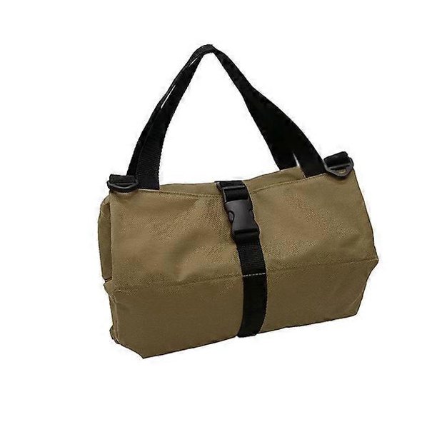 Bolsa enrollable para herramientas de trabajo, bolsa enrollable para herramientas multiusos, bolsa enrollable para llaves, bolsa para colgar herramientas, bolsa con cremallera, color caqui