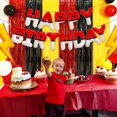thumbnail image 4 of Guirnalda de Fiesta Aijoso Feliz Cumpleaños Globos Rojos y Blancos, 4 of 7