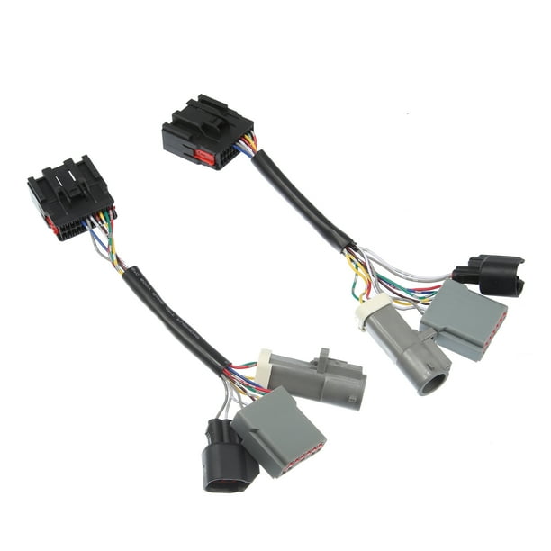 Unique Bargains 2 Pcs Mirrors Conversion Harness Wiring Connector for