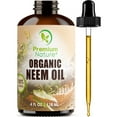 thumbnail image 1 of Neem Oil Cold Pressed for Essential Oil Mixing and Massage - 4 oz from Premium Nature, 1 of 5