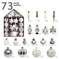 thumbnail image 2 of TIMIFIS Christmas Ball Ornaments -73pcs Shatterproof Christmas Ornaments Set ,Multiple Styles Ornaments For Christmas Trees ,Also For Other Party Decoration -, 2 of 5