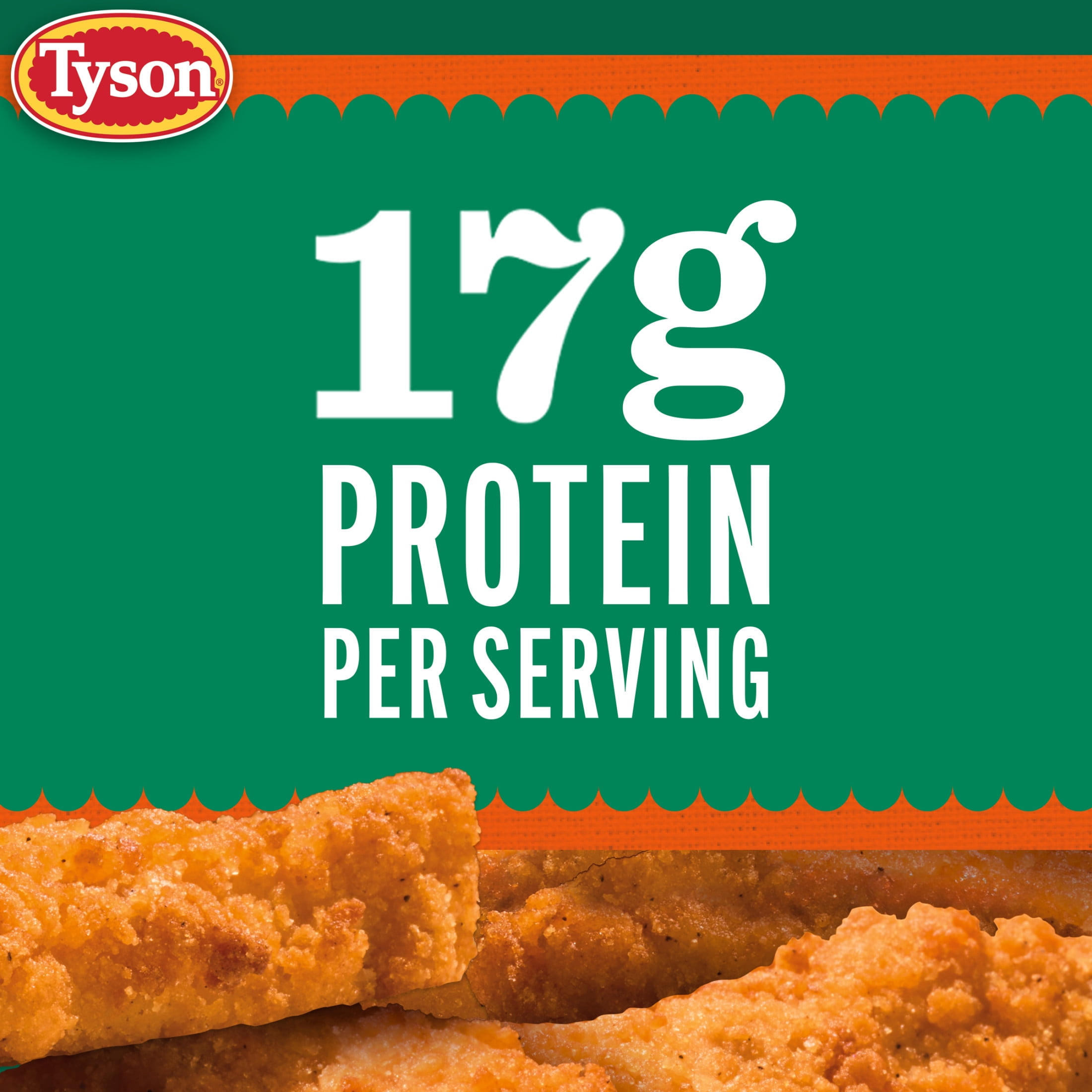 Tyson Lightly Breaded Buffalo Strips, 20 oz (Frozen, Fully Cooked)