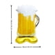 thumbnail image 2 of Globos de papel de aluminio con forma de jarra de cerveza, metálicos, brillantes, duraderos y reutilizables, para cumpleaños de adultos, despedidas de soltero, noches de juegos y decoración, 2 of 2