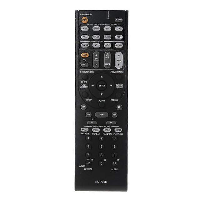 Compatible with Onkyo home theater SKF-570/LSKF-570R system replacement remote control