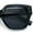 All Black, variant on Womens Classy Thick Temple Plastic Horned Cat Eye Fashion Sunglasses All Black