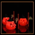 thumbnail image 4 of Juguetes de calabaza para fiesta de Halloween con sonido de terror calabaza bruja escoba de mano Jack-o'-Lantern, 4 of 5