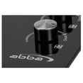 thumbnail image 4 of ABBA 24-inch Gas Cooktop with 4 Burners - Tempered Glass Surface with SABAF Burners, Natural Gas Stove for Countertop, Home Improvement Essentials, Easy to Clean, 24" x 4.7" x 18.9", 4 of 5