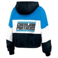 thumbnail image 3 of Women's WEAR by Erin Andrews  Black Carolina Panthers Color Block Full-Zip Windbreaker Jacket, 3 of 5