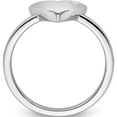 thumbnail image 2 of Sterling Silver White Ice Rhodium-Plated Diamond Heart Ringsize 7 - Jbsp, 2 of 5