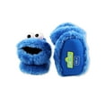 thumbnail image 2 of Sesame Street Cookie Monster Elmo Toddler 3D Head Sock Top Slippers STF7665BSS, 2 of 7