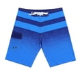 thumbnail image 5 of Aayomet Mens Swim Trunks Summer Casual Striped Splicing Suit Waist Adjustable Drawstring Triangle Liner Pocket (Blue, 40), 5 of 5