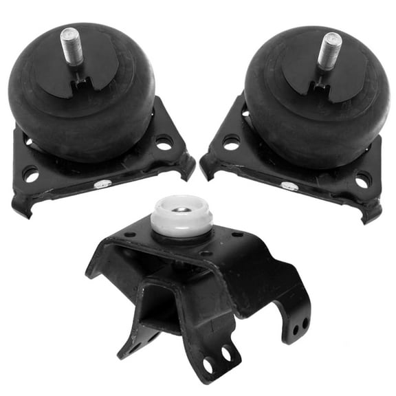 4M Auto Parts Front Left & Front Right Engine Mounts With Rear Automatic Transmission Mount Parts 9599, 9599, 9619. A62018, A62018, A42005