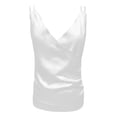 thumbnail image 4 of Top camisola de satén para mujer: diseño con tirantes, tejido lujoso, prenda para combinar con otras. Tallas XS-L, suave y cómodo para el día a día y las vacaciones., 4 of 4
