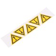 thumbnail image 4 of KAKOWELY 5 Pcs Autocollant de Signalisation d'Exclamation de Danger Autocollant de Signalisation Auto-Adhésif pour Zone Dangereuse, 0.98x"X0.98 Pouces(LxW), 4 of 5