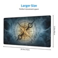 thumbnail image 2 of Kdxio Vintage Compass Print Large Gaming Mouse Pad,Non-Slip Base,Water Resist Keyboard Pad for Gamer,Office & Home,29.5 x 15.8 in, 2 of 6