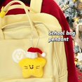 thumbnail image 5 of Christmas Star Plush Keychain Chirping Stuffed Doll Pendant Car K A2, 5 of 5