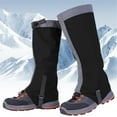 thumbnail image 2 of Prettyui 1 Pair Warm Boot Shoes Snow Skiing Hiking Waterproof Climbing Legging Gaiters Leg Protection Cover Outdoor Sport Safety, 2 of 2
