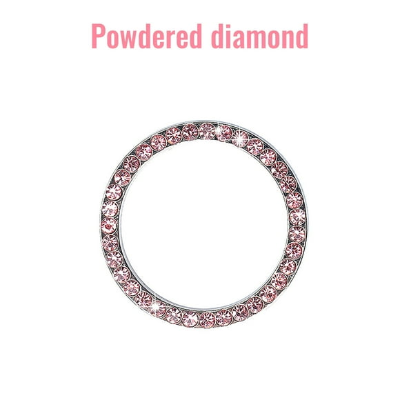 Crystal Ring Start One-key Handmade Button Decorative Car Home