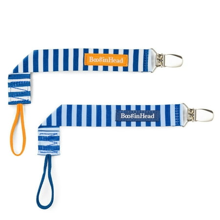 UPC: 0811470030899 | 2-Pack Pacifier Clips Color: 2-Pack Nautical Blue