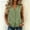 Green, variant on Womens Summer V Neck Wrap Tank Tops Halter Tops for Women Suit Vest Casual Cotton Knit Top Cotton Linen Gauze Wrap Top Side Tie Tops for Women Women Wrap Top Black S