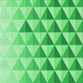 thumbnail image 1 of Ahgly Company Machine Washable Indoor Square Transitional Green Area Rugs, 4' Square, 1 of 7