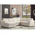 thumbnail image 4 of 110.75" Sectional Sofa, Oversized Modular Sofa, Chaise Storage, Modern U Shaped Couch, Upholstered Sofas, Chenille, Crystal Button, Living Room, Apartment (Beige), 4 of 11