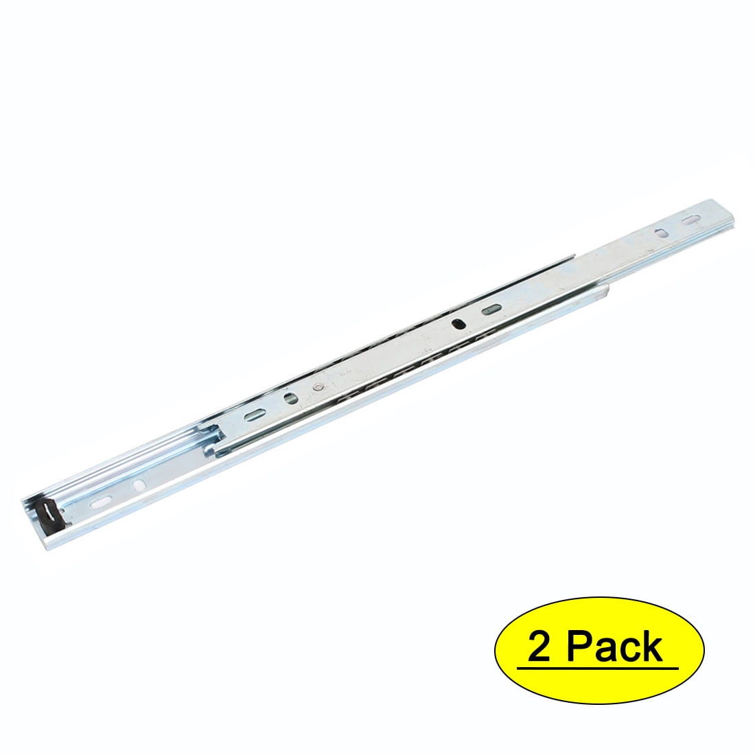 Uxcell 255mm 10" Length 2 Sections Ball Bearing Drawer Slides