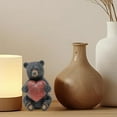 thumbnail image 4 of Rustic Black Bear Figurine with Heart – Resin Wildlife Statue for Cabin, Lodge, or Home Décor – Collectible Woodland Animal Accent – Unique Gift for Bear Lovers and Nature-Inspired Homes, 4 of 11