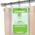 thumbnail image 1 of Forro de ducha Clean Healthy Living PEVA 180 x 180 cm, color topo, 1 of 5