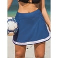 thumbnail image 4 of Sociala Women Swim Skirts Tummy Control Bathing Suit Skirts High Waisted Bikini Bottoms, 4 of 7
