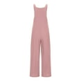 thumbnail image 6 of Aueoeo Girls' Jumpsuits & Rompers Casual Sleeveless Suspender Jumpsuit Fashion Lightweight Wide Leg Summer Romper For Womens, 6 of 6