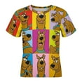 thumbnail image 4 of Scooby Doo Kid's T-Shirt Short Sleeve T-Shirt Tops Summer Tee Shirt for Boys Girls 150CM, 4 of 8