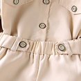 thumbnail image 4 of Felwors Children's Fashion Open Button Short Sleeve Top And Shorts Two Piece Set For European And Suitable For Children Aged 3 To 7, 4 of 8