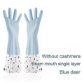 thumbnail image 2 of 2 Pairs Oil Resistant Dishwashing Gloves Long Sleeve Anti-fall Cleaning Gloves, 2 of 5