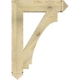 thumbnail image 3 of Ekena Millwork 6"W x 30"D x 42"H Imperial Arts & Crafts Rough Sawn Bracket, Douglas Fir, 3 of 4